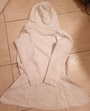 crno beli tech fleece: Midi, Dug rukav, 152-158 — 4