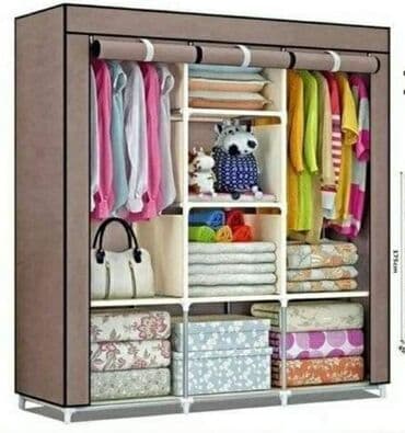 stilske rucice za namestaj: 🥁🥁 Ponovo dostupan 🥁🥁 🛍️ 🧥 🎀 SKLOPIVI PLATNENI ORMAN SA METALNOM — 1