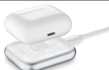 Punjači: Bezicni Punjac Cellular Line za Airpods Pro + 2 futrole. Wireless — 2