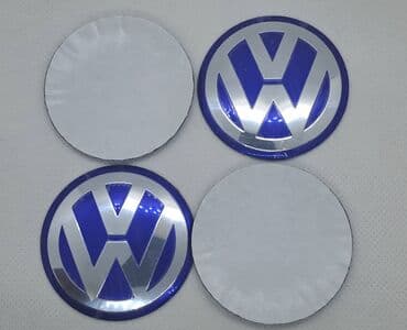 auto dijagnostika delphi: Plastificirane nalepnice za felne VOLKSWAGEN plave 4 kom. VOLKSWAGEN — 3