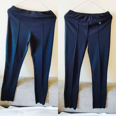 Ženska obuća: PS Fashion crne helanke-pantalone - Veličina: M - Elastičan struk sa — 3