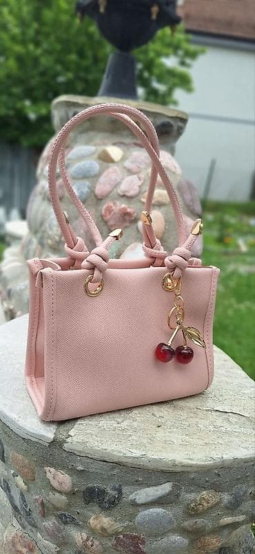 bele torbe prodaja: Mini torba sa trešnjama – elegantna i praktična Dimenzije 20x16cm - — 4