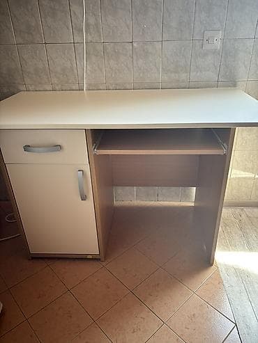 prodaja punog drveta za ormar: Radni/računarski sto sa fiokom, ormarićem i izvlačnom policom za — 2