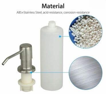 Dozator za tečni deterdžent u brušenoj varijanti. Maternijal je ne