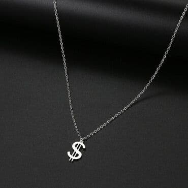 haljine ravnog kroja za punije: Pendant necklace, Material: Stainless steel — 1