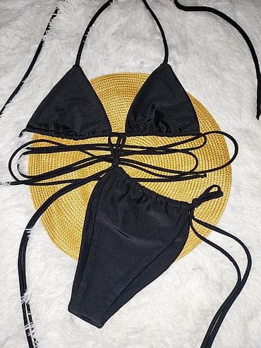 lek za sinuse: Ženski bikini set – crveni, model sa vezivanjem - Dvodelni kupaći — 5