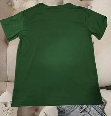 starke bele: Ženska majica kratkih rukava – tamnozelena - Boja: tamno zelena - — 7