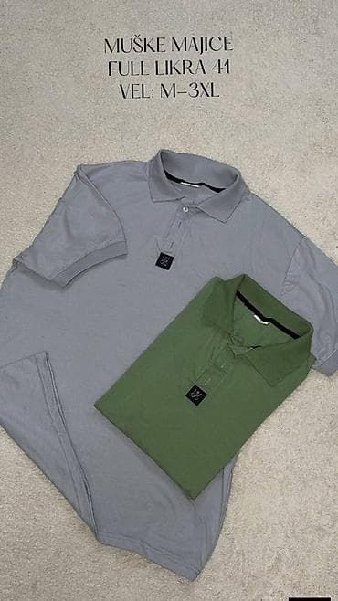 calvin klein muske gace: Muške majice sa kragnom Full likra m, l, xl, 2xl, 3xl 2300 Vrh — 6