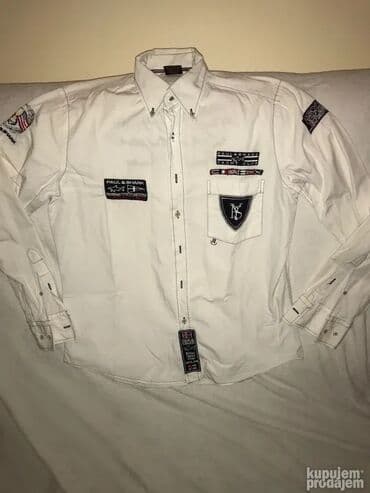 springfield kosulje muske: Original Paul &Shark kosulja M 100% cotton Ramena 44cm, duzina — 1