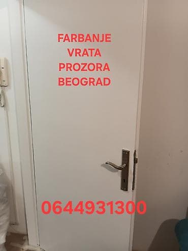 sljokice za farbu: Usluga farbanja vrata i prozora – Beograd - Profesionalno farbanje — 1