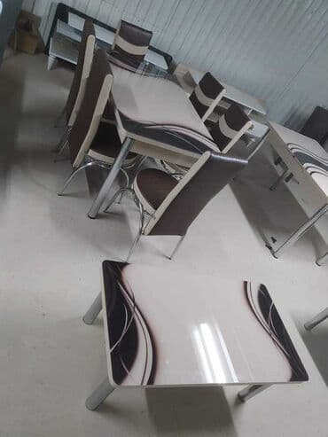 idea sto i stolice: Sto - 80cm Metal noge Ploca univer Staklo 4mm stolica - metal - eko — 11