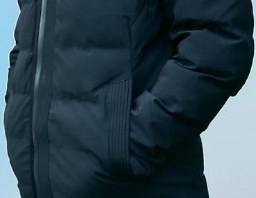 kosulja i pantalone: Muška zimska parka – crna - Duga silueta do sredine butina, ravnog — 7