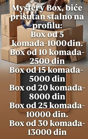 putni aksesoari: Mystery Box – stalna ponuda na profilu Izaberite veličinu kutije sa — 1