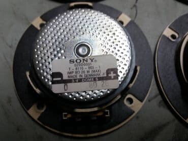 ubit zvucnici: Sony-visoki i srednji (Seas) -visoki(br.2) 9,5cm=40e — 7