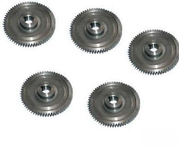Set zupčanika – 5 komada - Materijal: čelik, obrađeni i kaljeni za