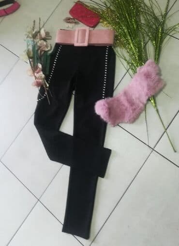 pantalone od vestacke koze: S (EU 36) — 4