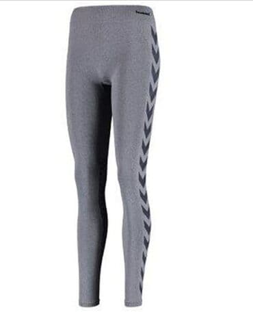 push up helanke: S (EU 36), Cotton, color - Grey, Single-colored — 3