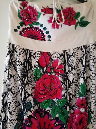 crop top c a: Aclima, M (EU 38), Cotton, Floral, color - Multicolored — 2