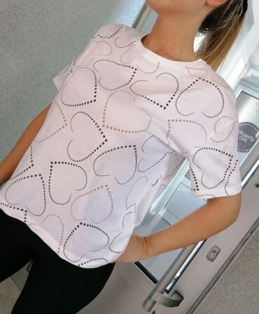 XL, Pamuk, bоја - Bela