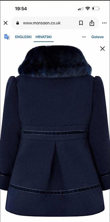 Helanke: Presladak Monsoon kaputić za bebe, za uzrast od 6 - 12 meseci. Mekan — 7