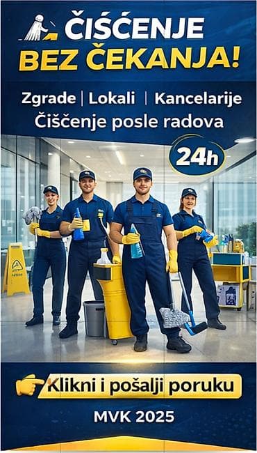 Profesionalne usluge čišćenja – bez čekanja! - 24h dostupnost -