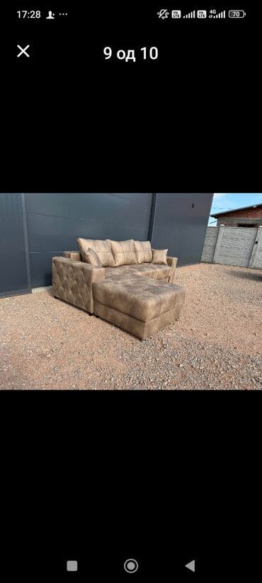 trosed na razvlacenje sa dusekom: Ugaona garnitura – moderni L oblik - Prostrana ugaona sofa sa dubokim — 6