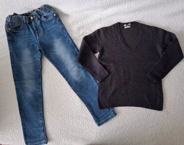 jaknice sa krznom: Bundle: Sweaters, Jeans, Shirts, For boys, age: 7-8 years — 4