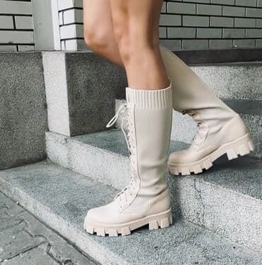 bajkerske čizme: High boots, 38 — 11