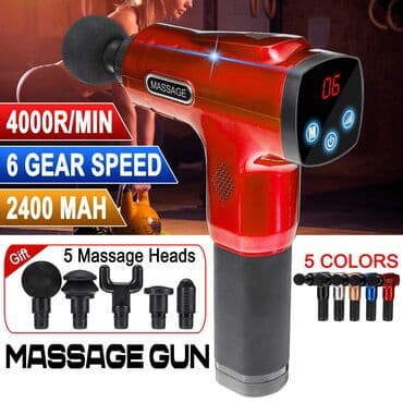 Ručni masažeri: Masazer Pistolj Fascial Muscle Gun 80w sa displejem Masažer za — 1