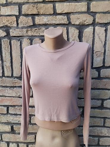 ZARA ženska majica dugih rukava - Model: kratka (crop) majica uz telo