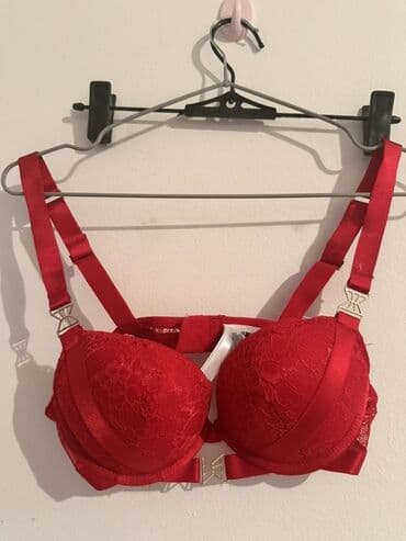 ideal gace: Silk, With push-up, color - Red — 6