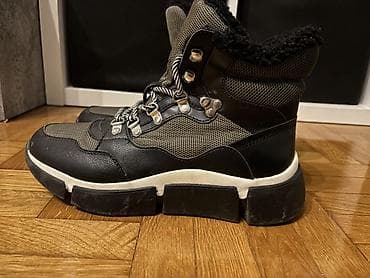 cipele jungla: High boots, 39, color - Black — 1