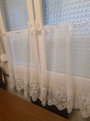 simpo komode sa fiokama: Net, Voile & Sheer Curtains, color - White — 1