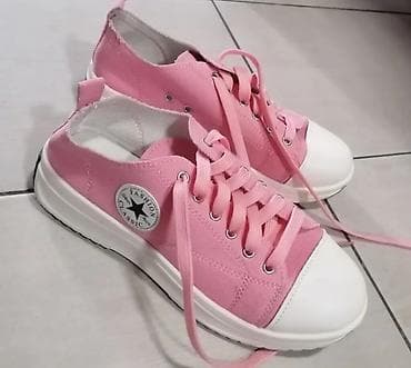 dsquared patike 2019: Ženske patike – roze - Boja: intenzivno roze sa belim đonom - — 6