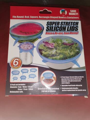 Knives: Silikonski poklopci za svasta nesto, 6 razlicitih velicina — 3