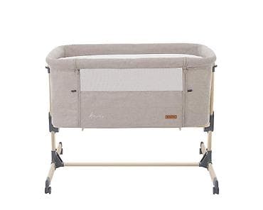 patike sa satenskim pertlama: KIKKA BOO Kolevka AMARIS wood dekor – beige Šifra proizvoda: KKB2 — 6