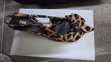 nine west cipele: ZARA ženske cipele – slingback salonke sa leopard printom - Model — 3