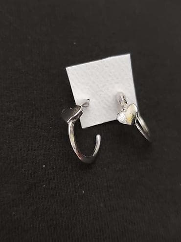 Fashion backpacks: Set minđuša – više modela gs - Srebrne kružne minđuše sa — 6