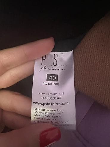moje krpice mona: P.S.FASHION crni sako/blejzer, veličina 40, nov, udoban za nošenje — 7