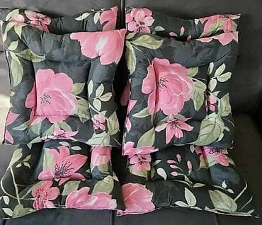 šarene navlake za stolice: Jastuci za stolice – ručna izrada - Tip: mekani, debelo punjeni — 8