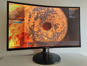 монитор samsung syncmaster: Samsung zakrivljeni monitor 27"   Prodajem monitor Samsung, 27" FHD — 16