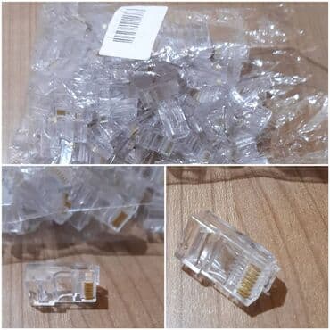 Konektor RJ-45 (8P8C) 90 kom za 900rsd novo, ili komad 11rsd Tu sam za