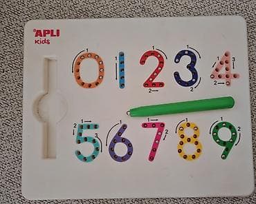 letece igracke za decu: APLI Kids magnetna tabla za učenje brojeva 0–9 - Edukativna — 3