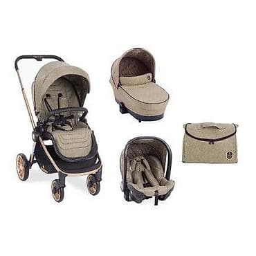 buster sediste za decu: KIKKA BOO Kolica VICENZA premium beige set 3u1 sa tvrdom korpom i — 2