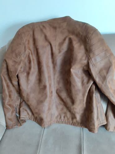 jakne sa prirodnim krznom: Leather jacket Genuine leather, XL (EU 54), Lc Waikiki, color - Brown — 2