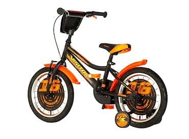 hot wheels hobotnica: Bicikl Visitor Kids Motocross 16" – crno-narandžasti, polu mat Šifra — 5