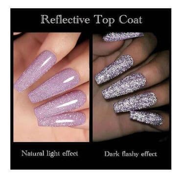 flaster za urasle nokte: REFLECTIVE Top Coat za nokte 7ml — 3
