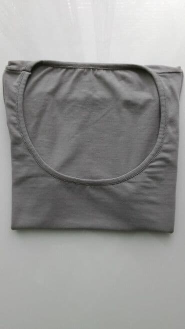 crop top c a: S (EU 36), Polyester, Single-colored, color - Grey — 6