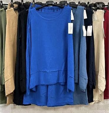 Kompleti: Komplet tunika siroka bez rukava i široke pantalone. - Model — 9
