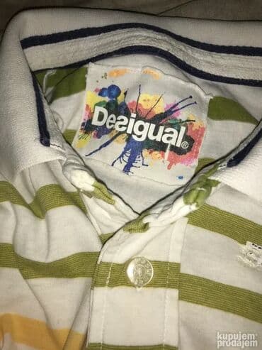 sonic majice: Original DESIGUAL majica L 100% cotton Ramena 49cm, duzina 75cm, struk — 5